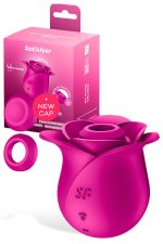 Satisfyer Pro 2 Modern Blossom 3" Rose Clitoral Stimulator with Air...