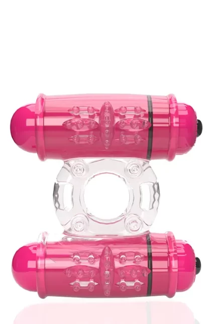 Screaming O Double Wammy Stretchy Bass Vibrating Cock Ring . D