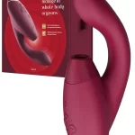 Womanizer Duo 2 Dual Stimulation 8" Pleasure Air Clitoral Stimulator